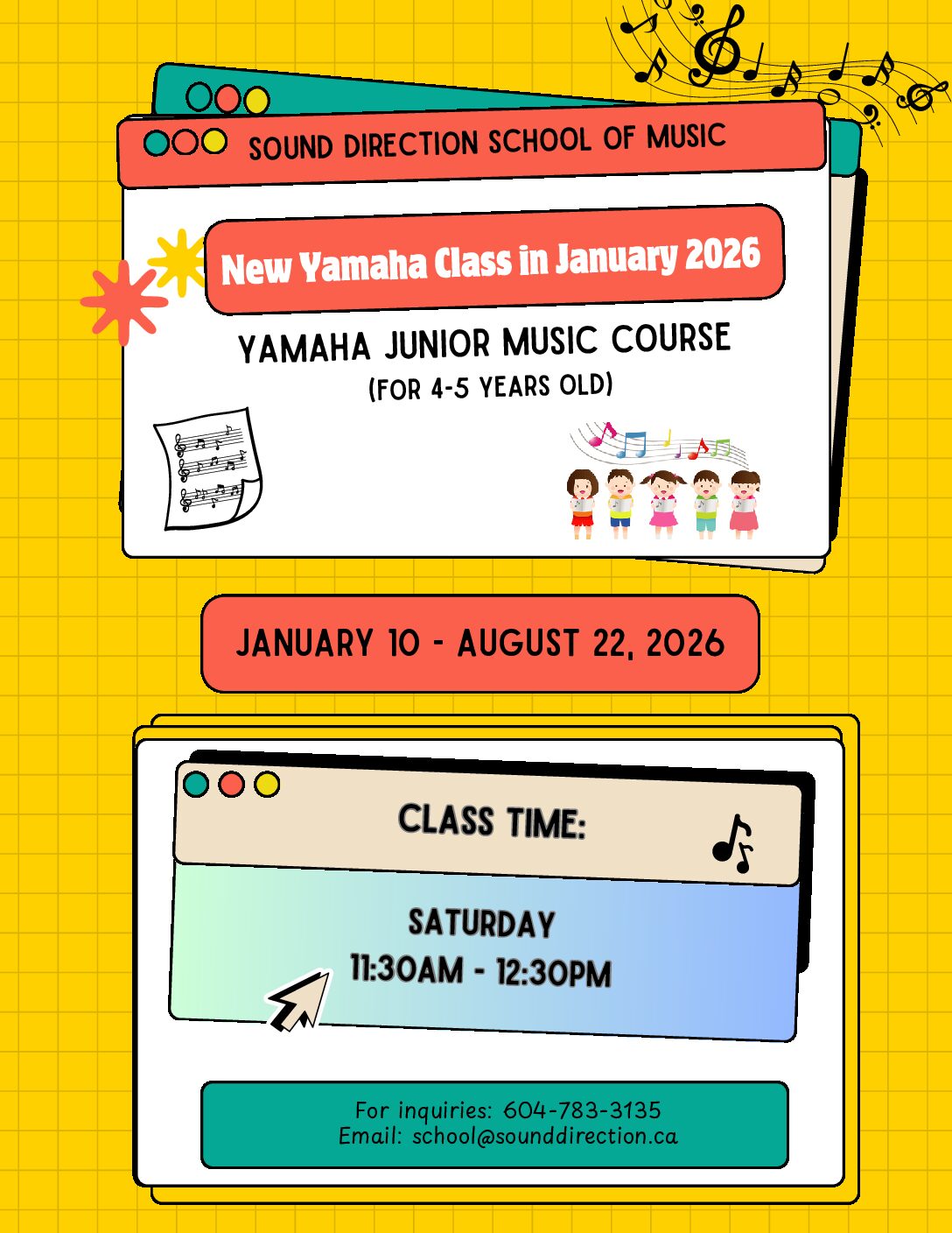 JMC 1 - Saturday 11:30am with Ms. Elsa Ho